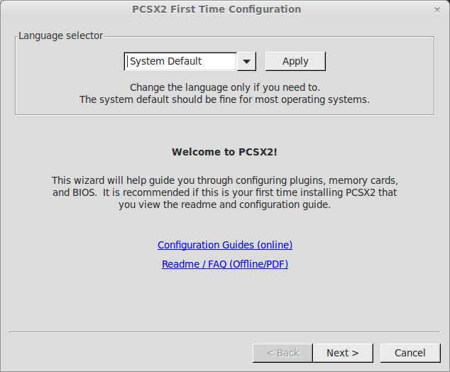 pcsx2-mint-first-time